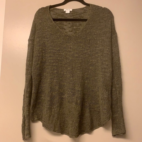 Helmut Lang Sweaters - Helmut Lang Silk V-Neck Sweater